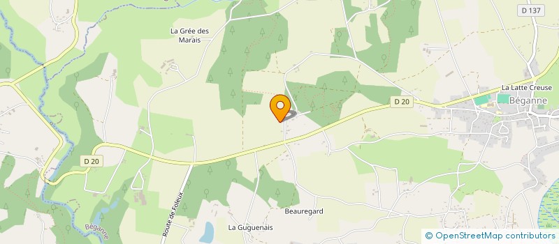 localisation de l'entreprise MONSIEUR CEDRIC TAVARSON  BEGANNE