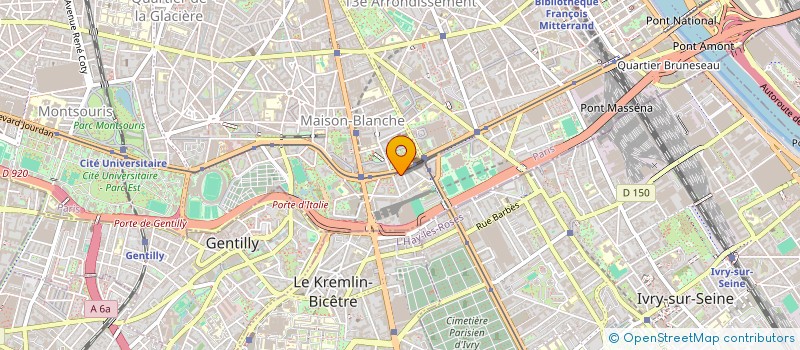 localisation de l'entreprise MONSIEUR CEDRIC TCHAO  PARIS