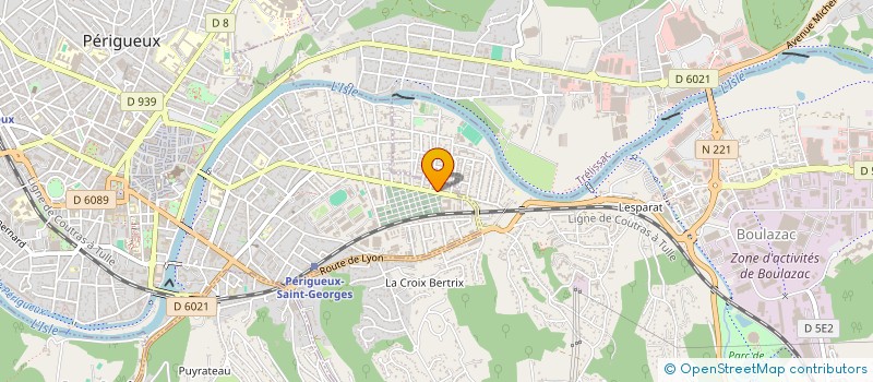 localisation de l'entreprise MONSIEUR CEDRIC TEILLET  PERIGUEUX