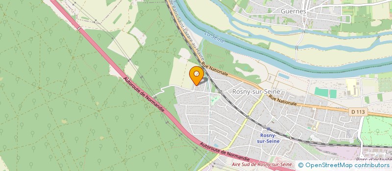 localisation de l'entreprise MONSIEUR CEDRIC TEIXEIRA à ROSNY-SUR-SEINE