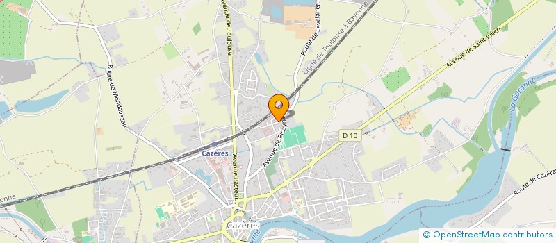 localisation de l'entreprise MONSIEUR CEDRIC TEYSSONNIERE  CAZERES