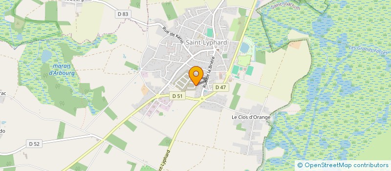 localisation de l'entreprise MONSIEUR CEDRIC THARSIS  SAINT-LYPHARD