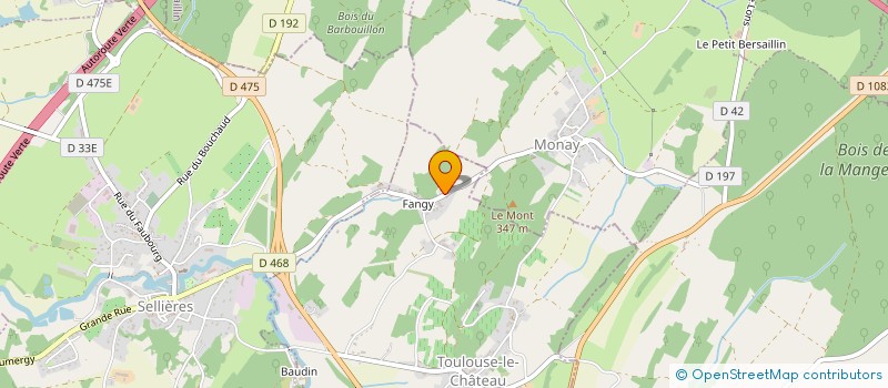 localisation de l'entreprise MONSIEUR CEDRIC THERAULAZ  CHAUMERGY