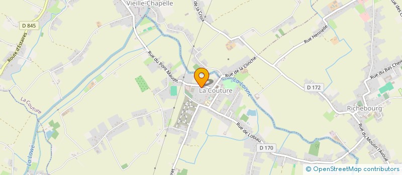 localisation de l'entreprise MONSIEUR CEDRIC THERET  LA COUTURE