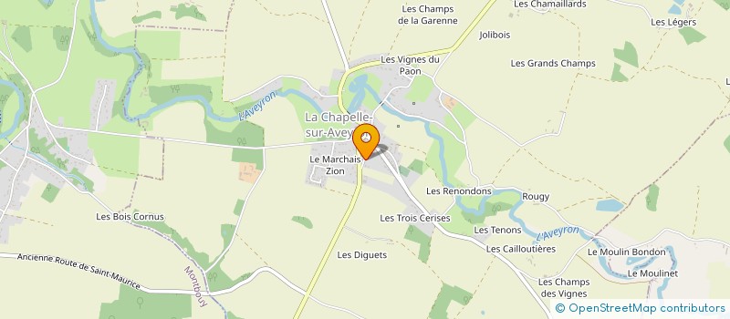 localisation de l'entreprise MONSIEUR CEDRIC THERINCA à LA CHAPELLE-SUR-AVEYRON