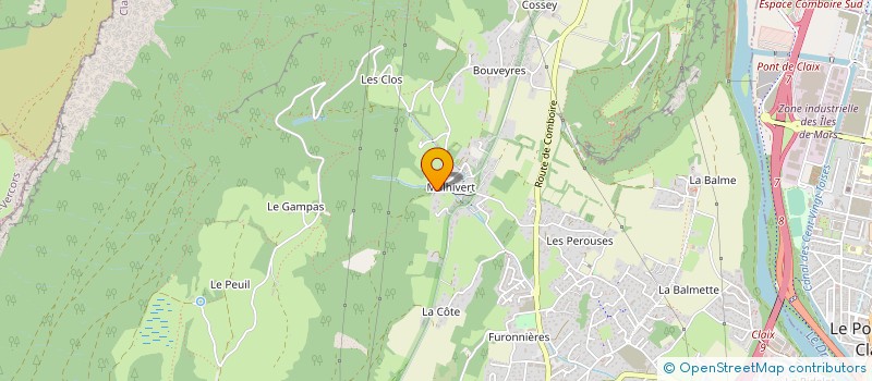 localisation de l'entreprise MONSIEUR CEDRIC THEVENON à CLAIX