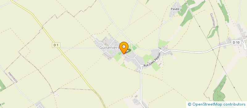 localisation de l'entreprise MONSIEUR CEDRIC THIESSART  GUISENIERS