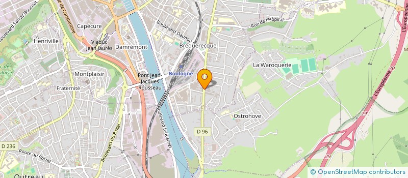 localisation de l'entreprise MONSIEUR CEDRIC THOMAS à BOULOGNE-SUR-MER