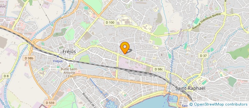 localisation de l'entreprise MONSIEUR CEDRIC THOMAS à FREJUS