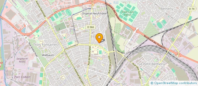 localisation de l'entreprise MONSIEUR CEDRIC THOME  REIMS