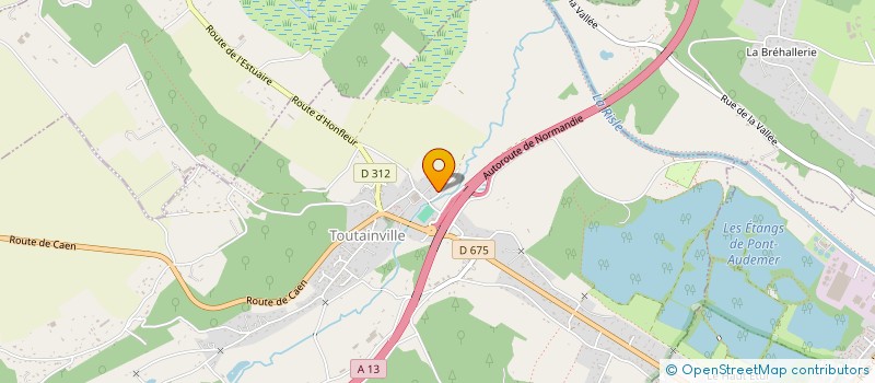 localisation de l'entreprise MONSIEUR CEDRIC THOUROUDE  TOUTAINVILLE