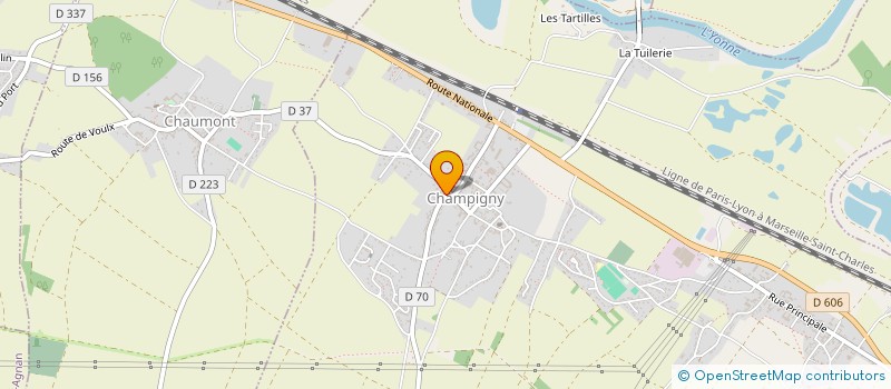 localisation de l'entreprise MONSIEUR CEDRIC TINOIS  CHAMPIGNY