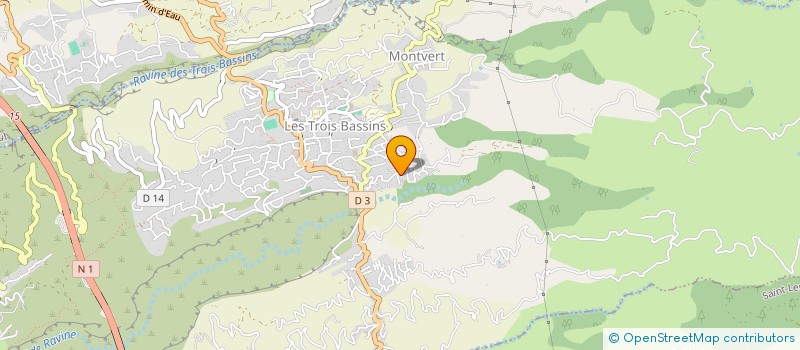 localisation de l'entreprise MONSIEUR CEDRIC TIOUTOU MOUNISSAMY  LES TROIS-BASSINS