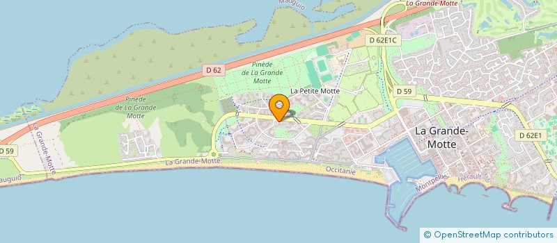 localisation de l'entreprise MONSIEUR CEDRIC TISSOT  LA GRANDE-MOTTE