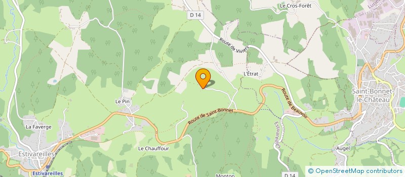 localisation de l'entreprise MONSIEUR CEDRIC TOMBETTE  ESTIVAREILLES