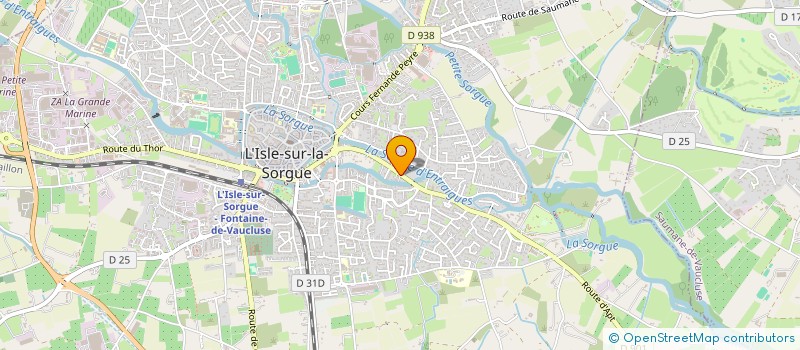 localisation de l'entreprise MONSIEUR CEDRIC TORRECILLAS à L'ISLE-SUR-LA-SORGUE