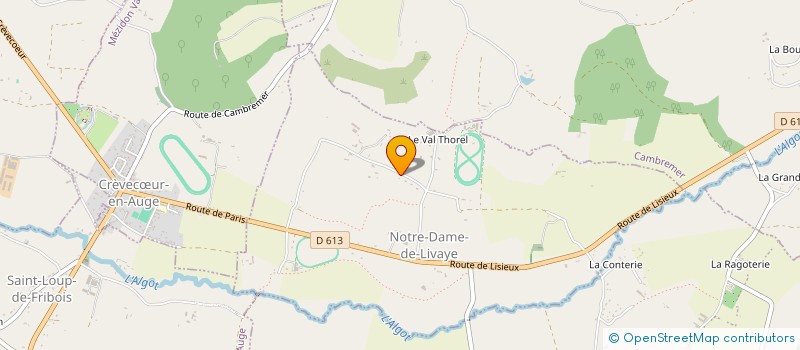 localisation de l'entreprise MONSIEUR CEDRIC TOSTAIN  NOTRE-DAME-DE-LIVAYE