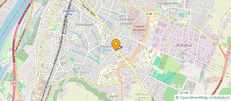 localisation de l'entreprise MONSIEUR CEDRIC TOURNIAIRE  VALENCE