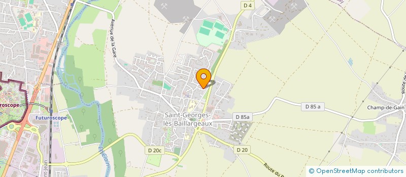 localisation de l'entreprise MONSIEUR CEDRIC TOUSCOZ à SAINT-GEORGES-LES-BAILLARGEAUX