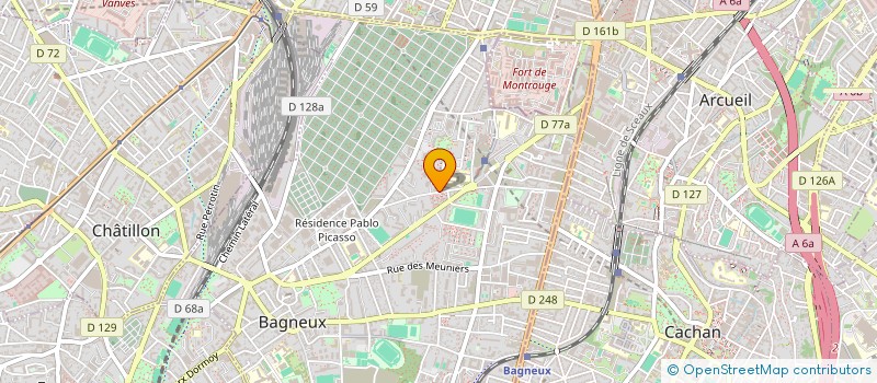 localisation de l'entreprise MONSIEUR CEDRIC TRABUCATI à BAGNEUX