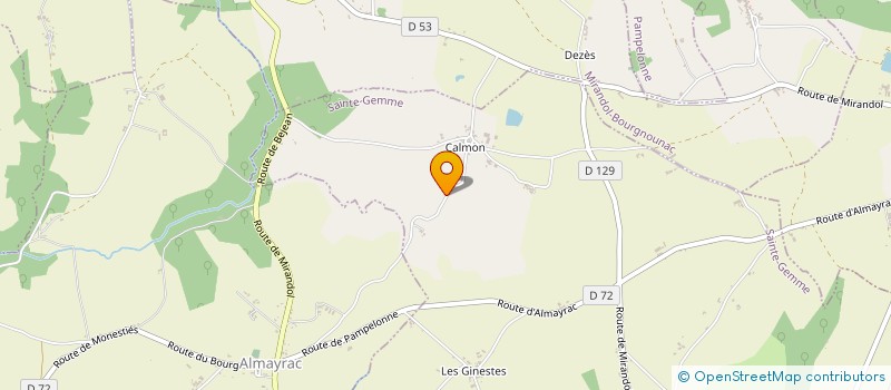 localisation de l'entreprise MONSIEUR CEDRIC TREBOSC à MONTIRAT