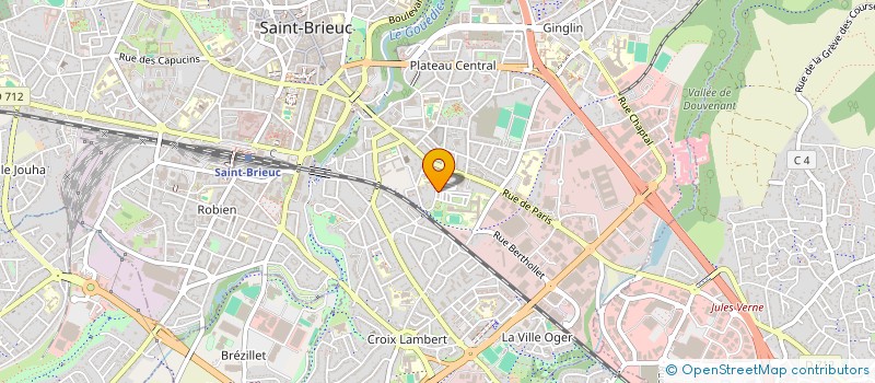 localisation de l'entreprise MONSIEUR CEDRIC TREGOUET à SAINT-BRIEUC