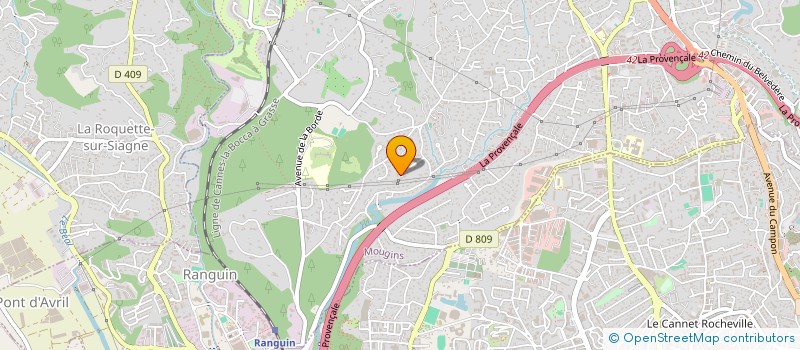 localisation de l'entreprise MONSIEUR CEDRIC TREMOUILLE  MOUGINS