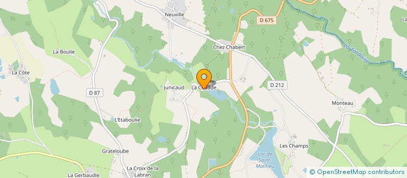 localisation de l'entreprise MONSIEUR CEDRIC TRICAUD  LES MATHES