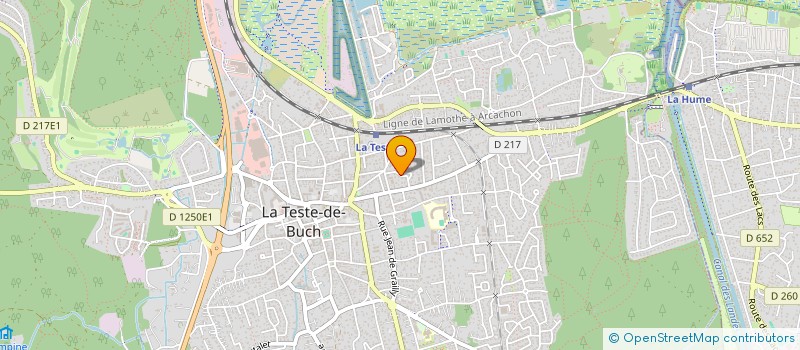 localisation de l'entreprise MONSIEUR CEDRIC TRICONNET à LA TESTE-DE-BUCH