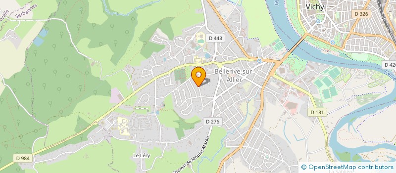 localisation de l'entreprise MONSIEUR CEDRIC TRILHO à BELLERIVE-SUR-ALLIER