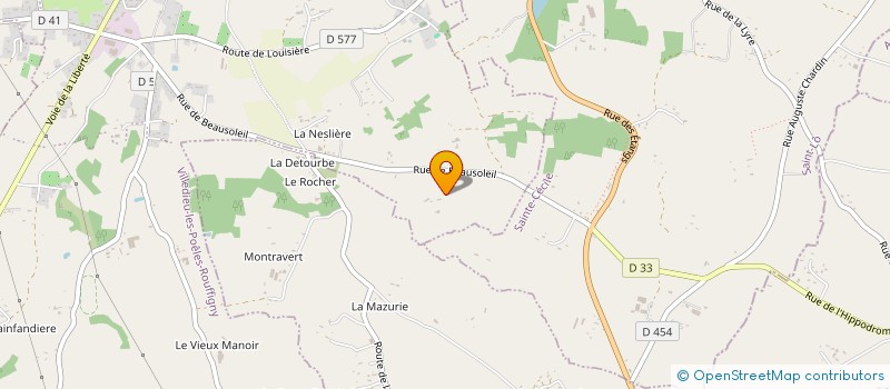 localisation de l'entreprise MONSIEUR CEDRIC TROCHON  VILLEDIEU-LES-POELES-ROUFFIGNY