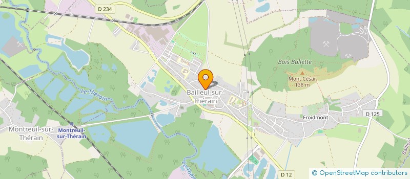 localisation de l'entreprise MONSIEUR CEDRIC TUFFERY  BAILLEUL-SUR-THERAIN