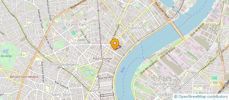 localisation de l'entreprise MONSIEUR CEDRIC TURQUOIS  BORDEAUX