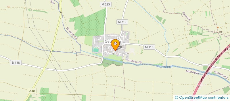 localisation de l'entreprise MONSIEUR CEDRIC UBERFULL  OSTHOFFEN