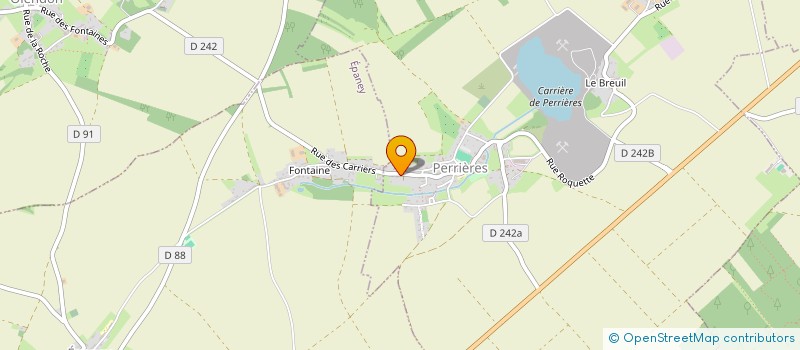 localisation de l'entreprise MONSIEUR CEDRIC VACHAUDEZ  PERRIERES