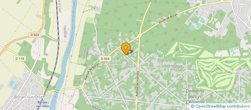 localisation de l'entreprise MONSIEUR CEDRIC VACQUEZ  GOUVIEUX