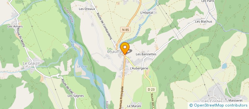 localisation de l'entreprise MONSIEUR CEDRIC VAFOPOULOS  AUBESSAGNE