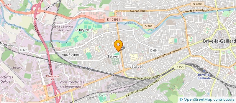 localisation de l'entreprise MONSIEUR CEDRIC VALENTE  BRIVE-LA-GAILLARDE