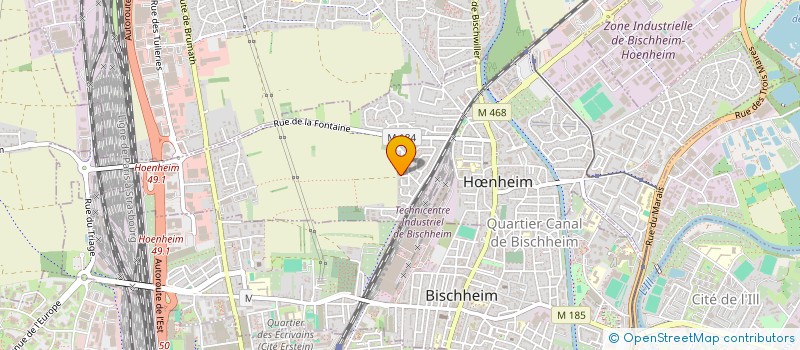 localisation de l'entreprise MONSIEUR CEDRIC VALENTIN  HNHEIM