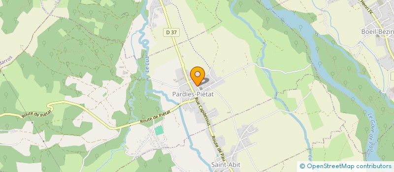 localisation de l'entreprise MONSIEUR CEDRIC VALENTIN  COARRAZE