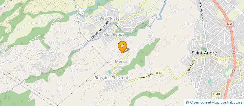 localisation de l'entreprise MONSIEUR CEDRIC VALENTIN  SAINT-ANDRE