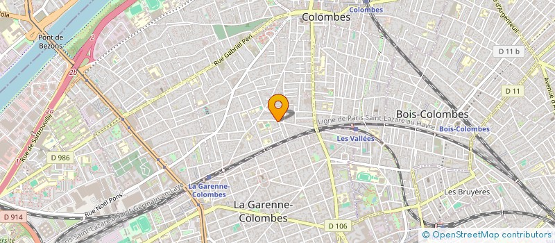 localisation de l'entreprise MONSIEUR CEDRIC VALLEJO à COLOMBES