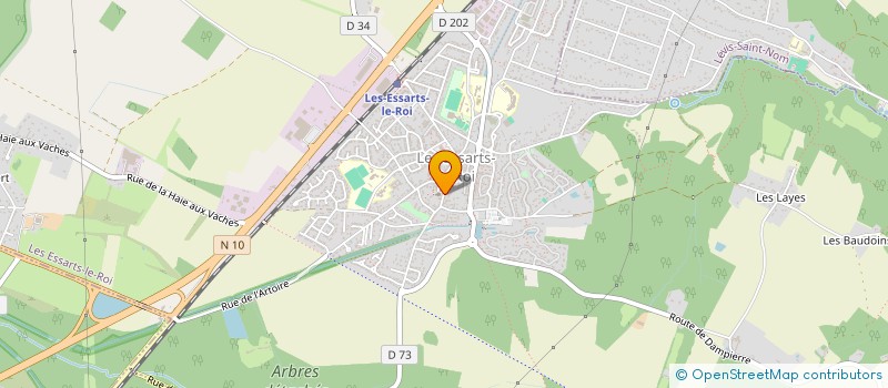 localisation de l'entreprise MONSIEUR CEDRIC VALLUY  LES ESSARTS-LE-ROI