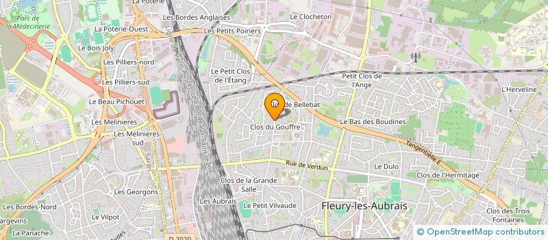 localisation de l'entreprise MONSIEUR CEDRIC VALOT à FLEURY-LES-AUBRAIS