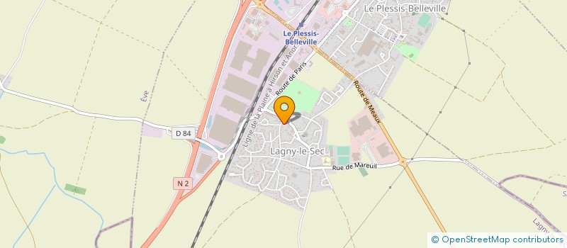 localisation de l'entreprise MONSIEUR CEDRIC VAN DORPE  LAGNY-LE-SEC