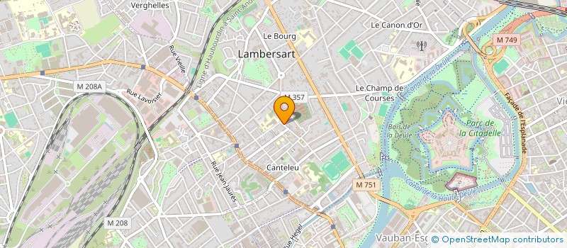localisation de l'entreprise MONSIEUR CEDRIC VANDELANOITTE à LAMBERSART