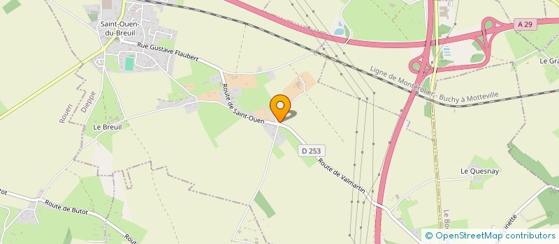 localisation de l'entreprise MONSIEUR CEDRIC VANDEN EEDE  SAINT-OUEN-DU-BREUIL