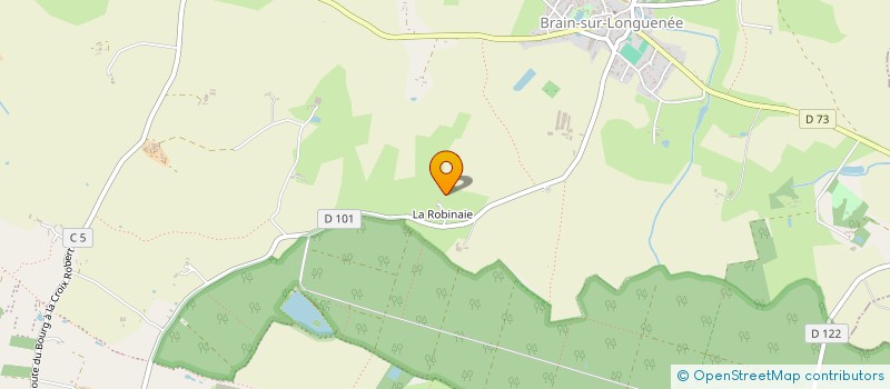 localisation de l'entreprise MONSIEUR CEDRIC VANDENBOSSCHE  ERDRE-EN-ANJOU