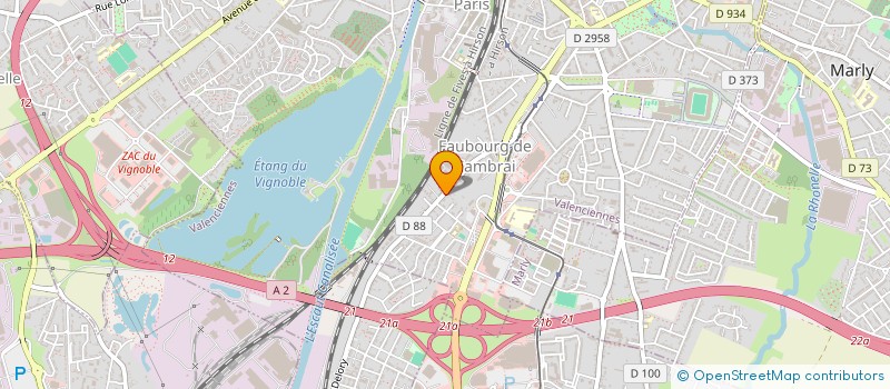 localisation de l'entreprise MONSIEUR CEDRIC VANDOORNE  VALENCIENNES