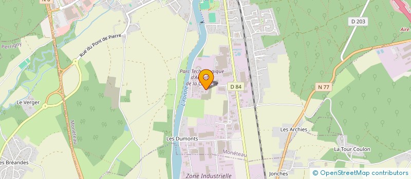 localisation de l'entreprise MONSIEUR CEDRIC VANHESSCHE à MONETEAU